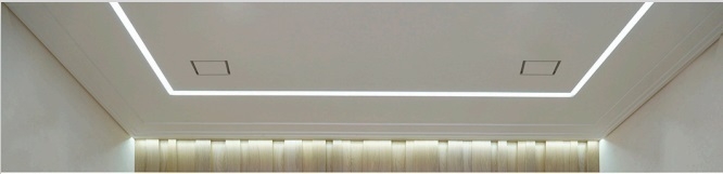 Диффузор под покраску скрытого монтажа SECRET SOFT FRAME D100мм